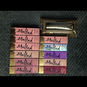 Too faced melted Lippies matte ,Hi shine, latex,